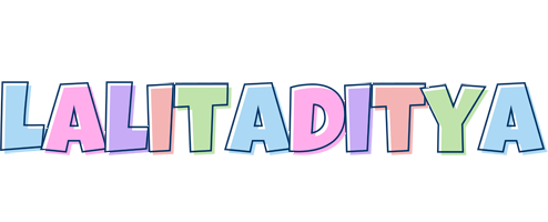 Lalitaditya pastel logo