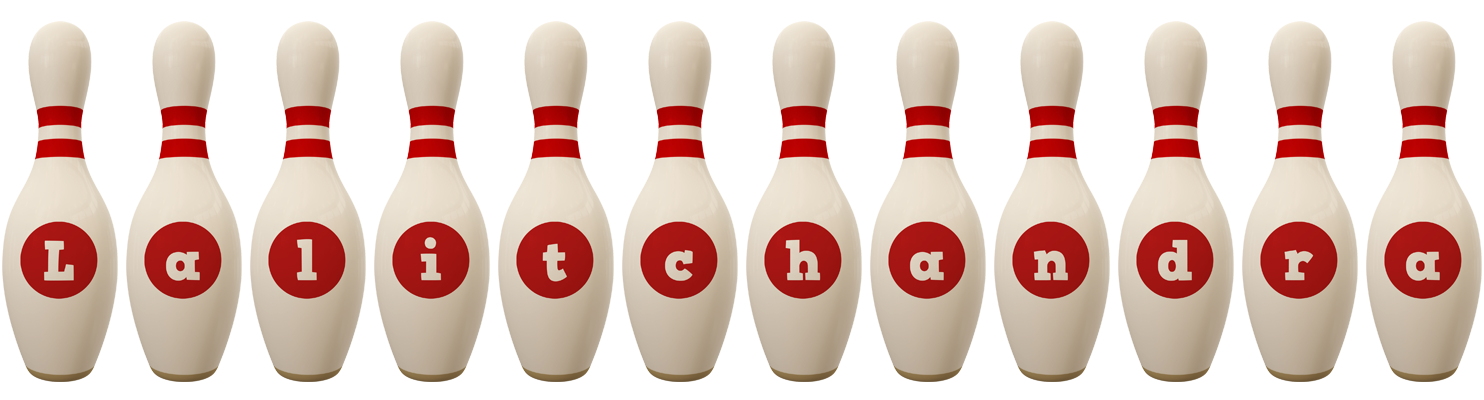 Lalitchandra bowling-pin logo