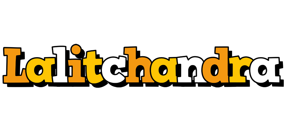 Lalitchandra cartoon logo