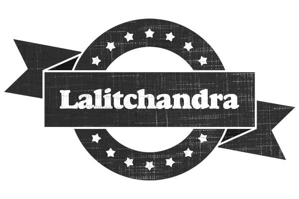 Lalitchandra grunge logo