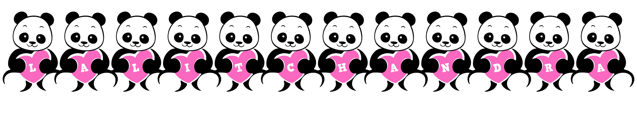 Lalitchandra love-panda logo