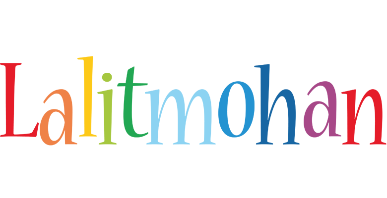 Lalitmohan birthday logo