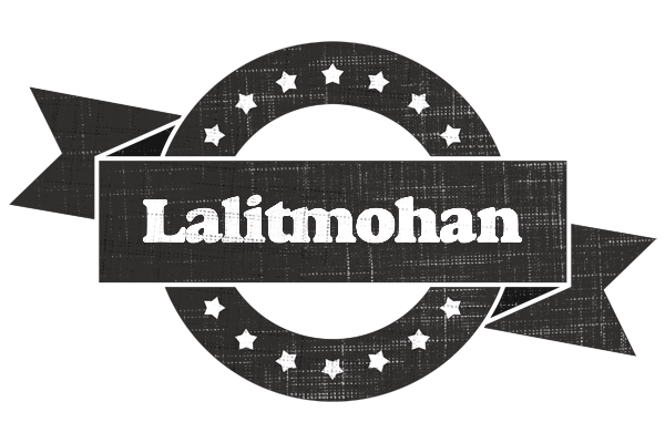 Lalitmohan grunge logo