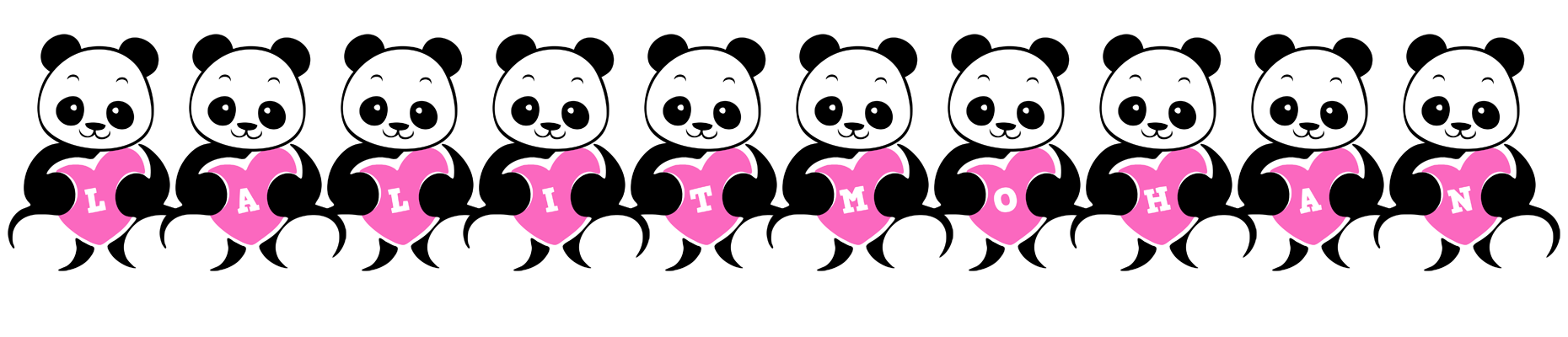 Lalitmohan love-panda logo