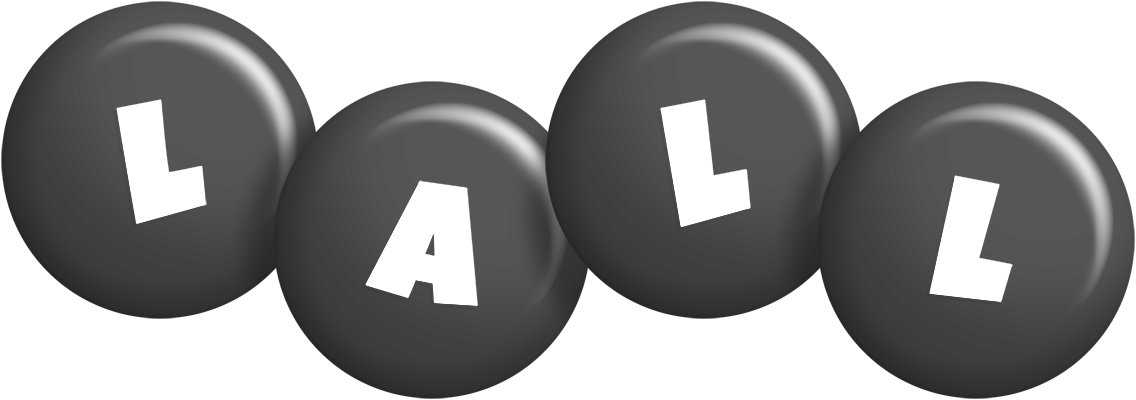 Lall candy-black logo