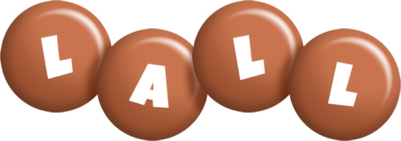 Lall candy-brown logo