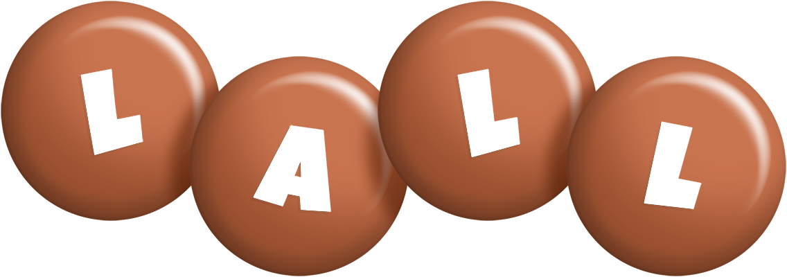 Lall candy-brown logo