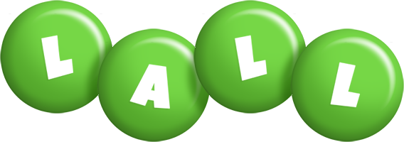 Lall candy-green logo