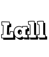 Lall snowing logo