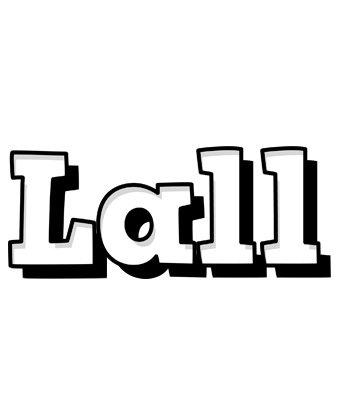 Lall snowing logo