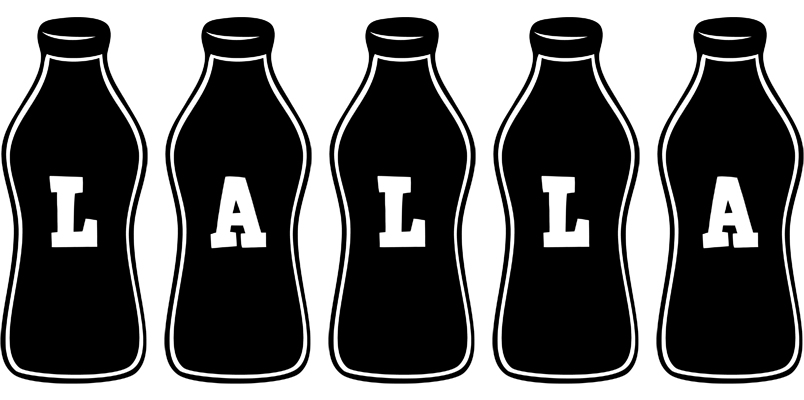 Lalla bottle logo