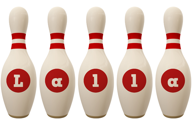 Lalla bowling-pin logo