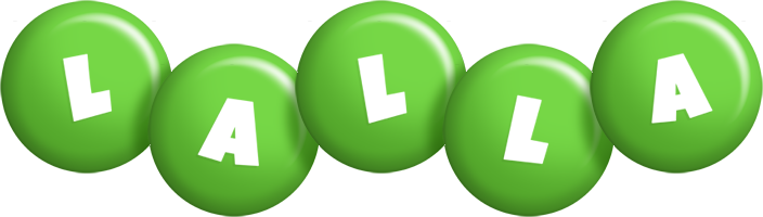 Lalla candy-green logo