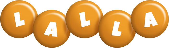 Lalla candy-orange logo