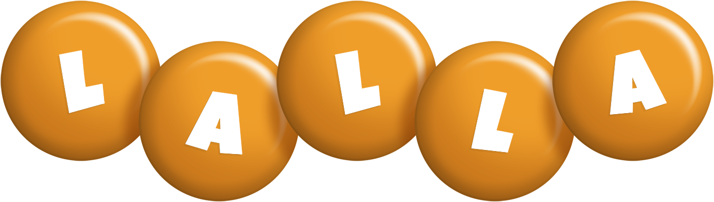 Lalla candy-orange logo