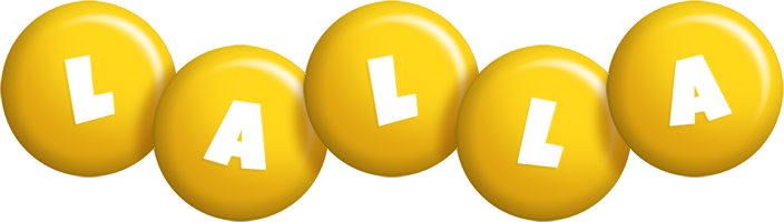 Lalla candy-yellow logo