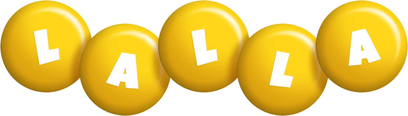 Lalla candy-yellow logo