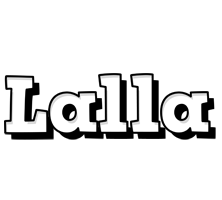 Lalla snowing logo