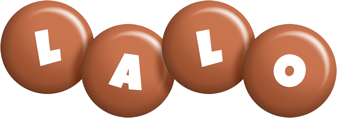 Lalo candy-brown logo