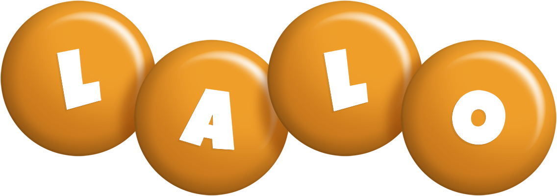 Lalo candy-orange logo