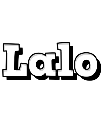 Lalo snowing logo
