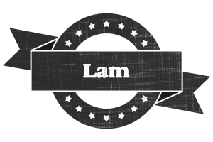 Lam grunge logo