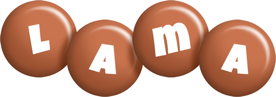 Lama candy-brown logo