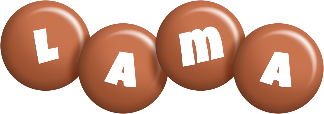 Lama candy-brown logo