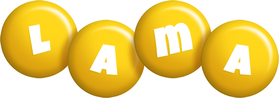 Lama candy-yellow logo
