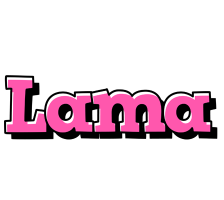 Lama girlish logo