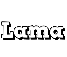 Lama snowing logo