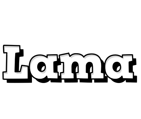 Lama snowing logo