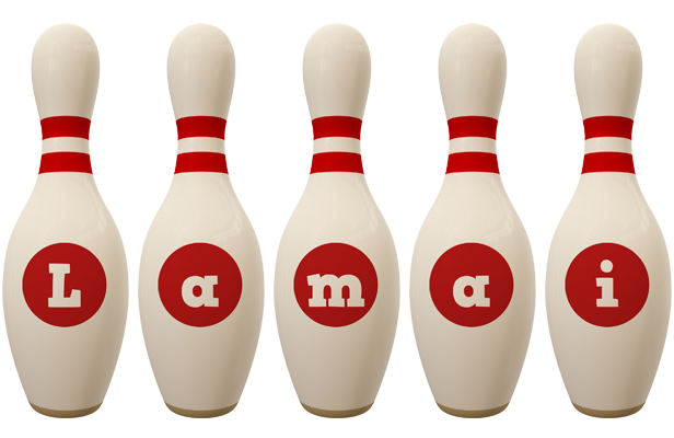 Lamai bowling-pin logo