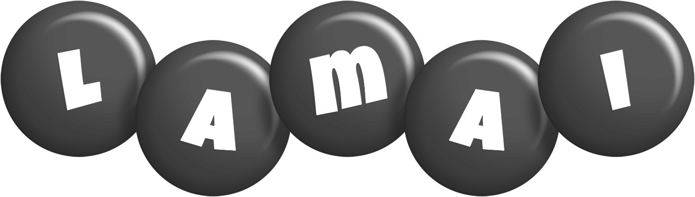 Lamai candy-black logo