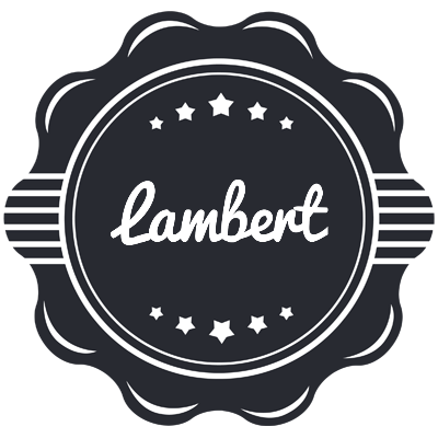 Lambert badge logo
