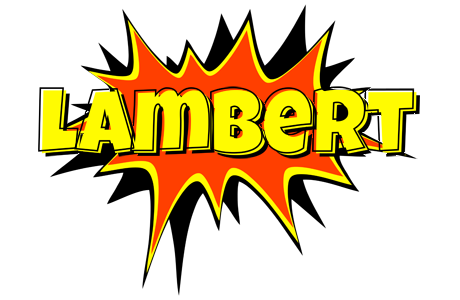 Lambert bazinga logo