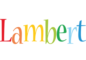 Lambert birthday logo