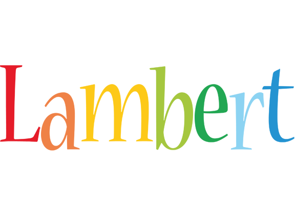 Lambert birthday logo