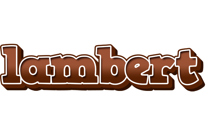 Lambert brownie logo