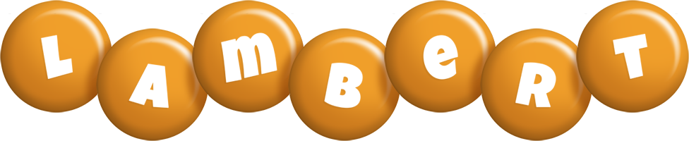 Lambert candy-orange logo