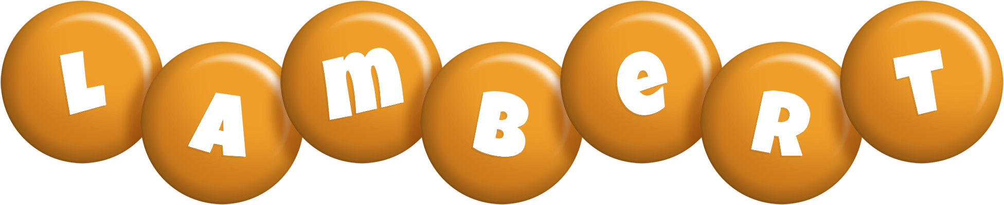 Lambert candy-orange logo