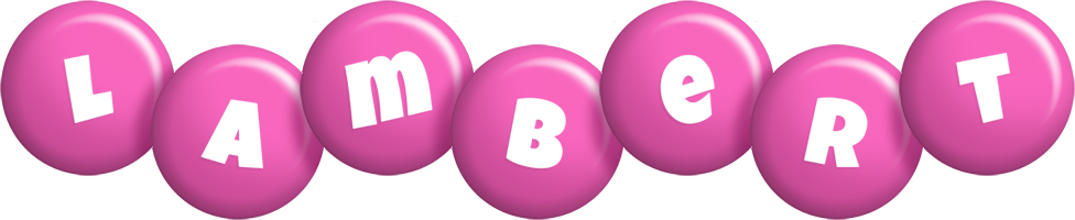 Lambert candy-pink logo