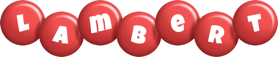 Lambert candy-red logo
