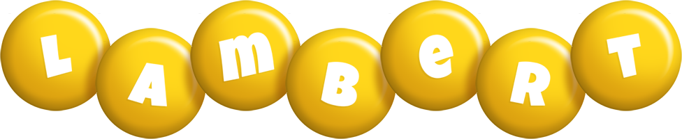 Lambert candy-yellow logo