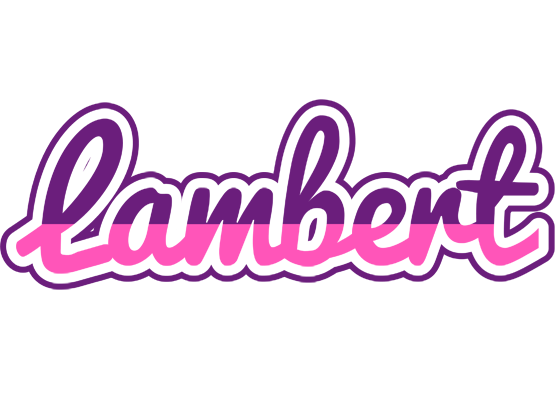 Lambert cheerful logo