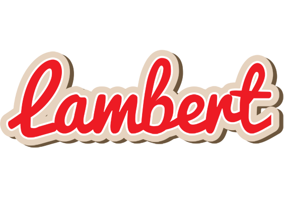 Lambert chocolate logo