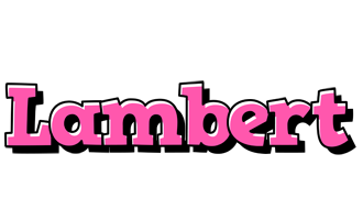 Lambert girlish logo