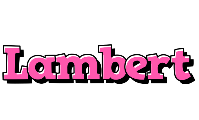 Lambert girlish logo