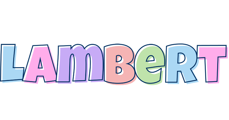 Lambert pastel logo