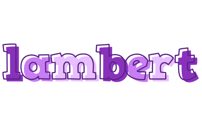 Lambert sensual logo
